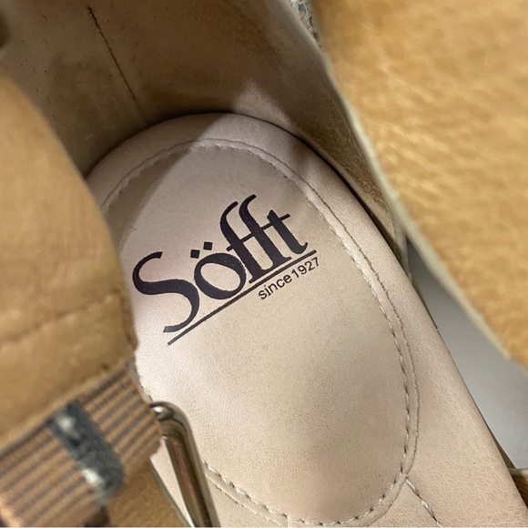 Sofft Snakeskin reptile sneaker sandals - Picture 5 of 6